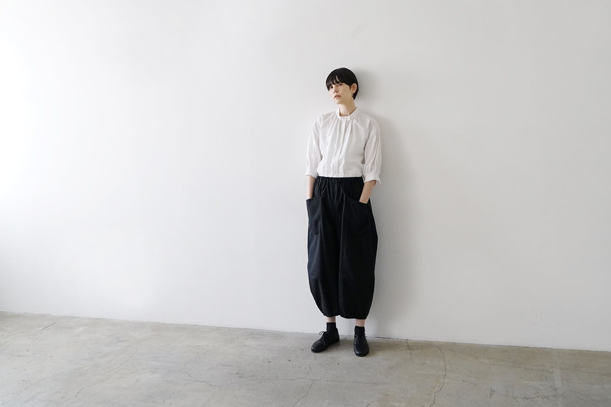 Mochi モチsarouel pants [black]ma24-pt-02