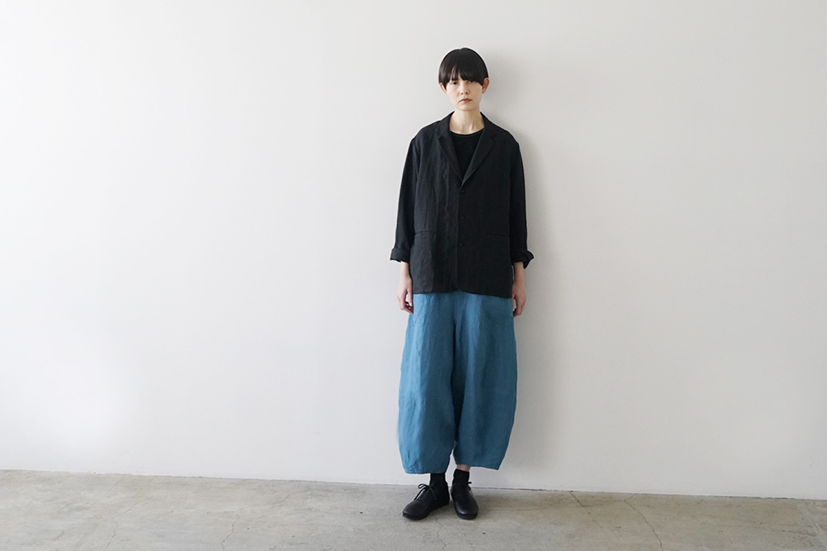 Mochi モチsarouel pants [cerulean blue]ma24-pt-02