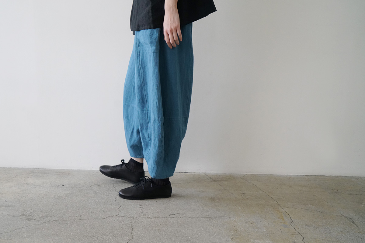 Mochi モチsarouel pants [cerulean blue]ma24-pt-02