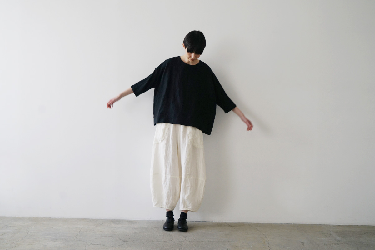 Mochiモチsarouel pants [off white]ma24-pt-02
