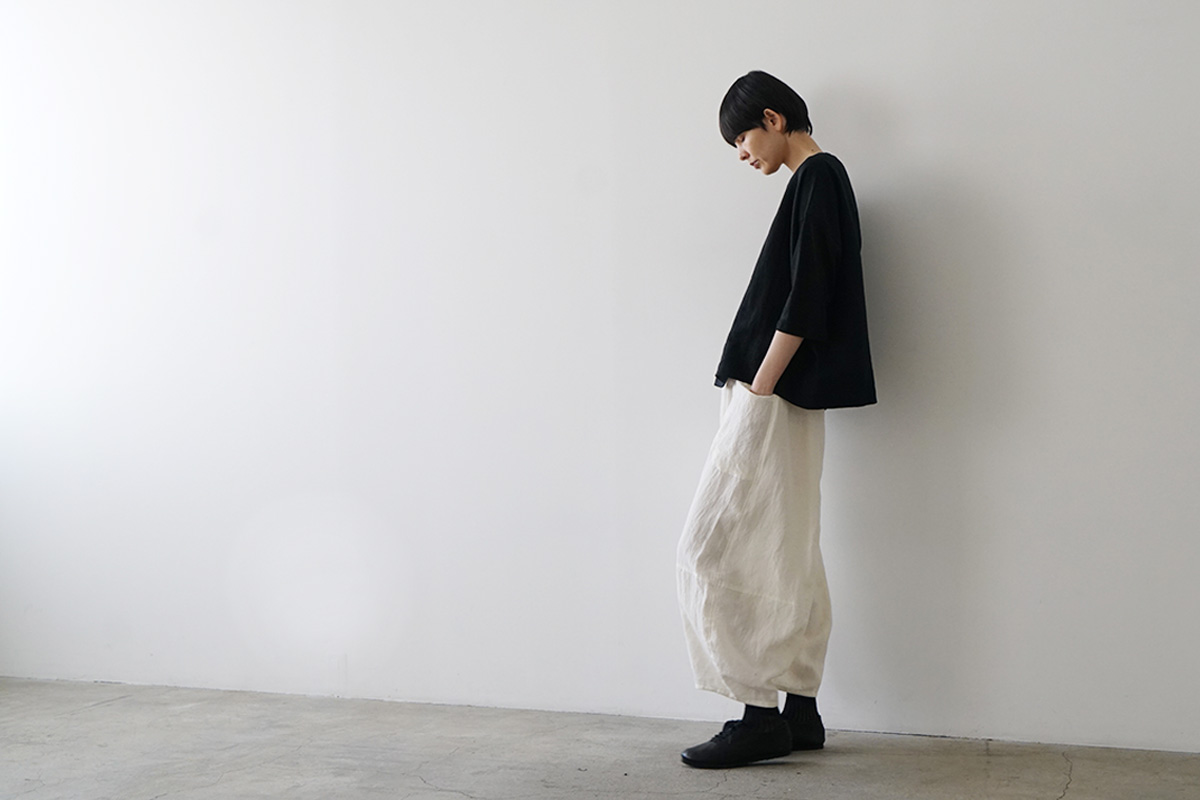 Mochiモチsarouel pants [off white]ma24-pt-02