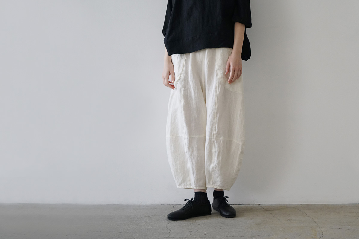 Mochiモチsarouel pants [off white]ma24-pt-02