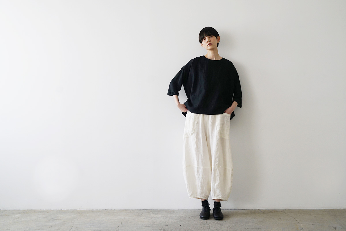 Mochiモチsarouel pants [off white]ma24-pt-02
