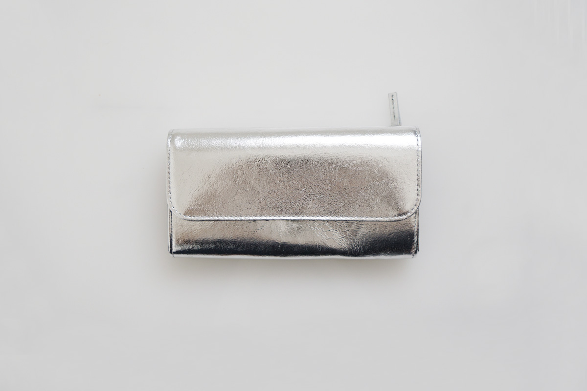 Mochi long wallet [ma-pro-09/silver]