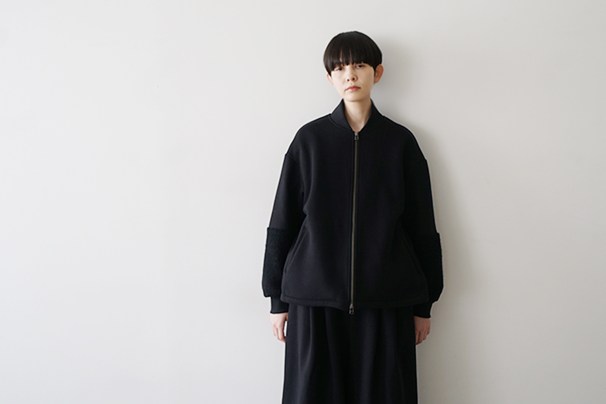 Mochiモチsweat blouson [black/ma25hm-jk-01]