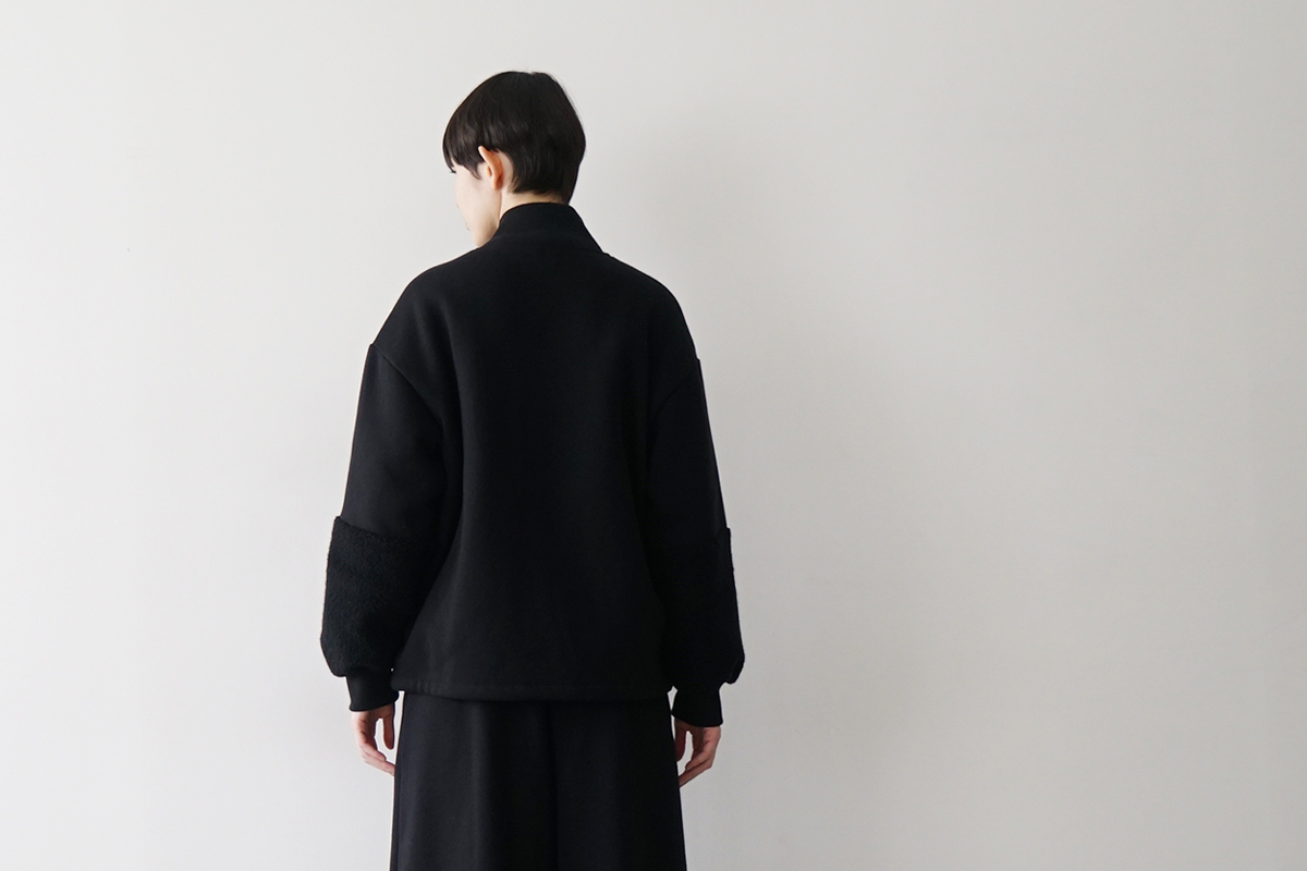 Mochiモチsweat blouson [black/ma25hm-jk-01]