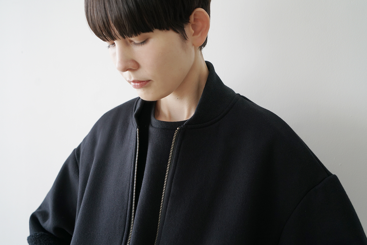 Mochiモチsweat blouson [black/ma25hm-jk-01]