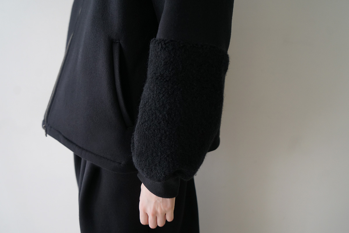 Mochiモチsweat blouson [black/ma25hm-jk-01]