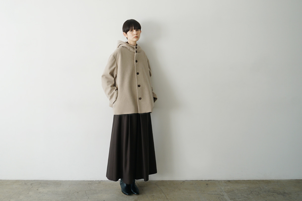 Mochiモチhooded short coat