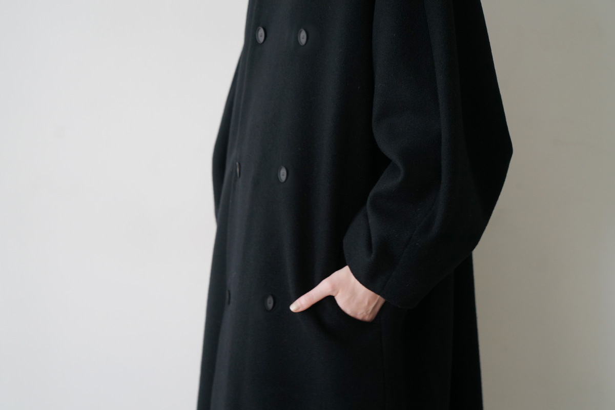 Mochi モチ Palm maison Mochi モチ padded collar coat