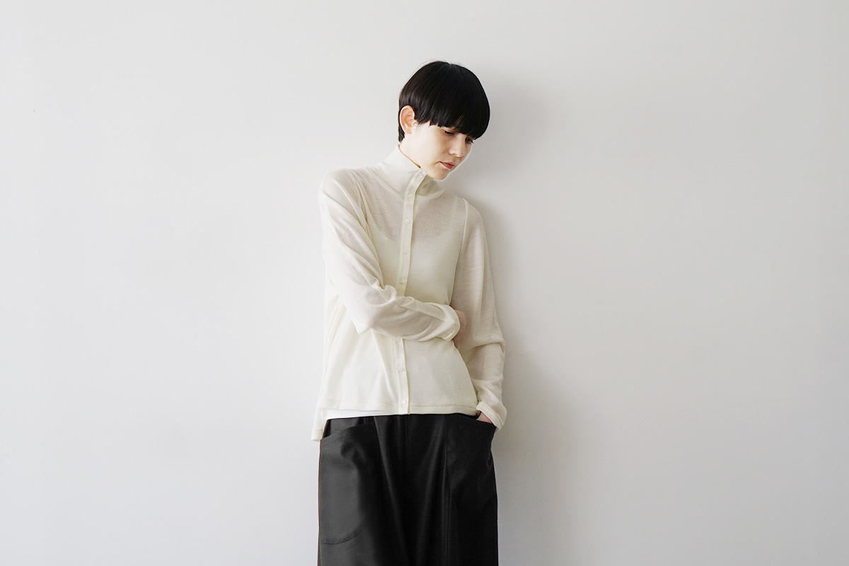 Mochiモチfront lib knit [off white/ma26-kn-01 ]