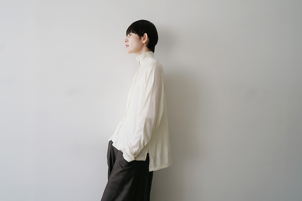 Mochiモチfront lib knit [off white/ma26-kn-01 ]