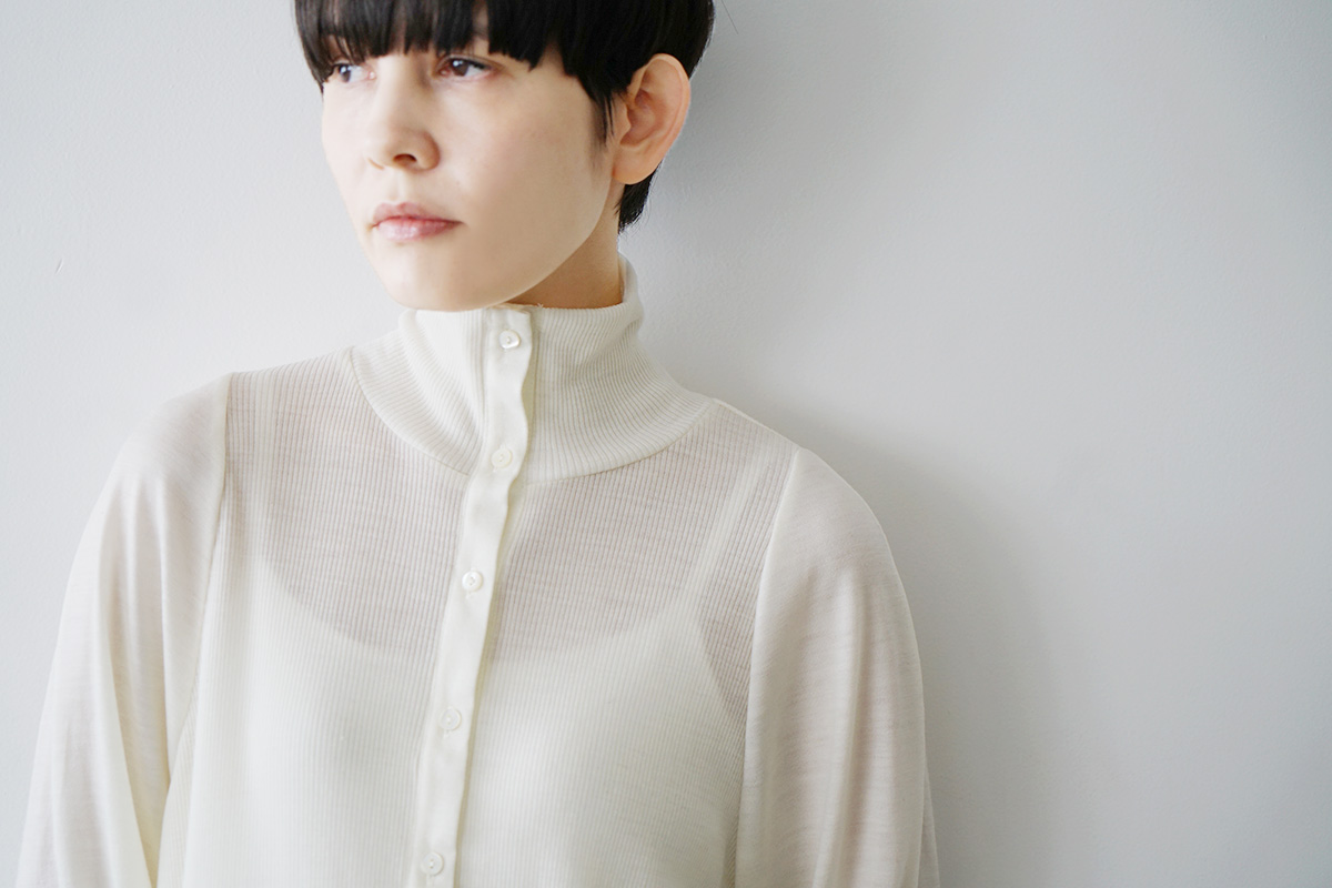Mochiモチfront lib knit [off white/ma26-kn-01 ]
