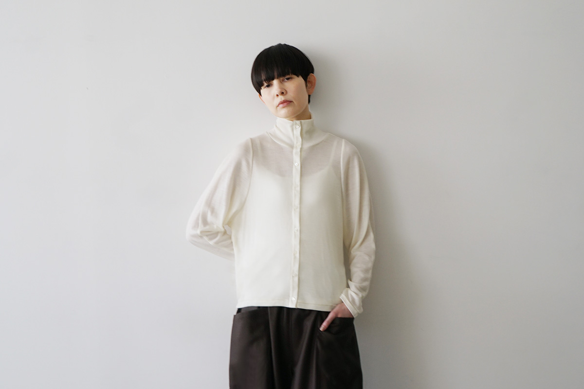 Mochiモチfront lib knit [off white/ma26-kn-01 ]