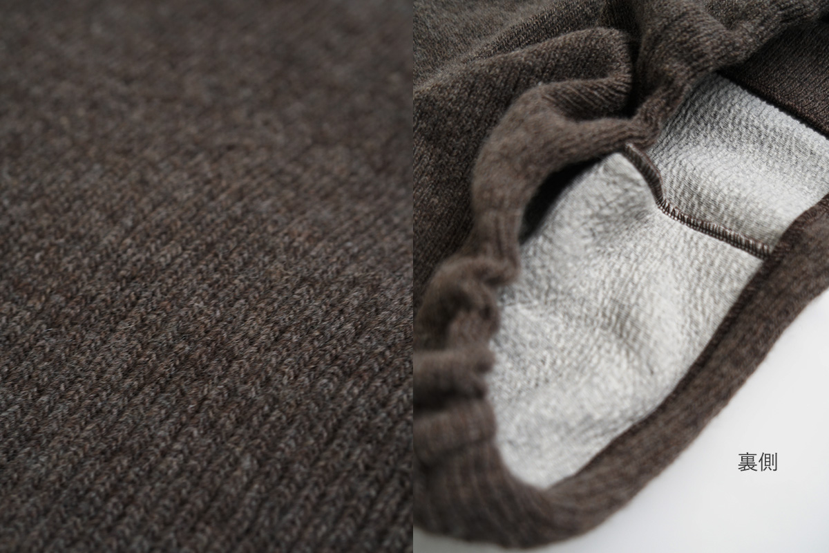 Mochiモチrib knit cardigan [dark mocha/ma26-kn-03]