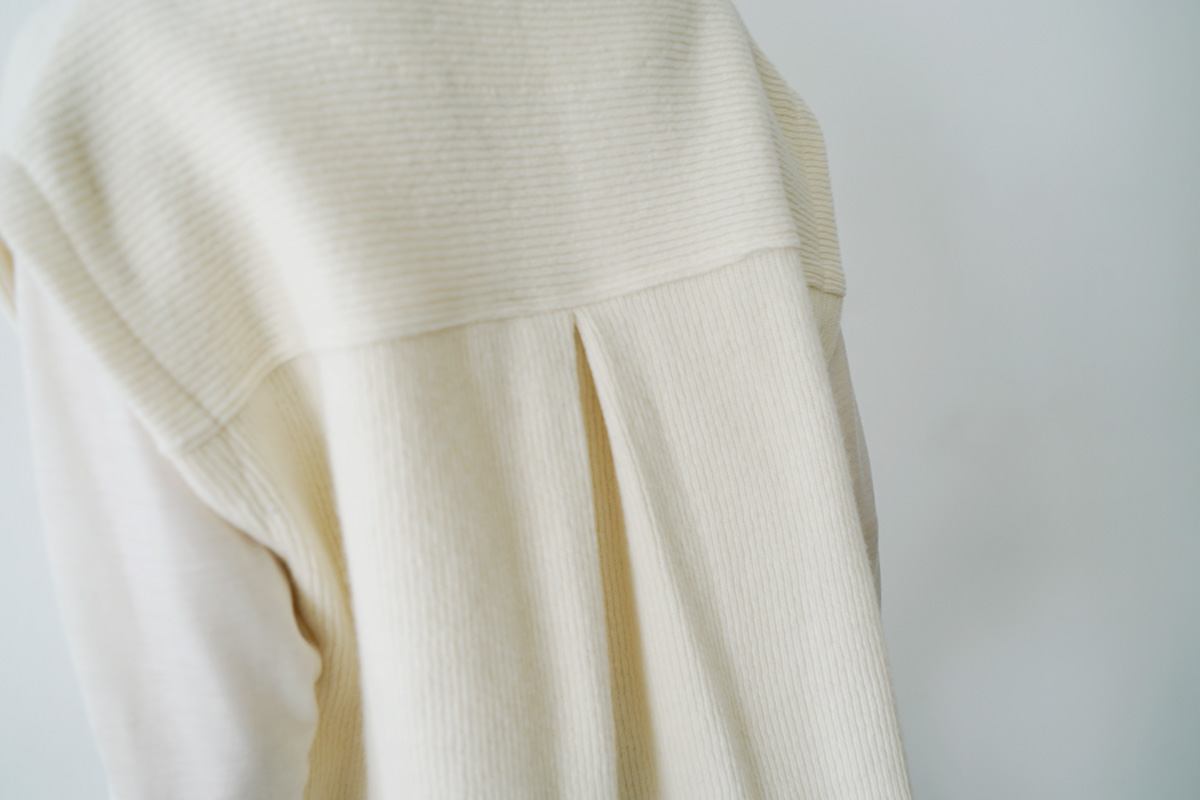 Mochiモチlib knit vest [ma26kn-02/dark mocha]