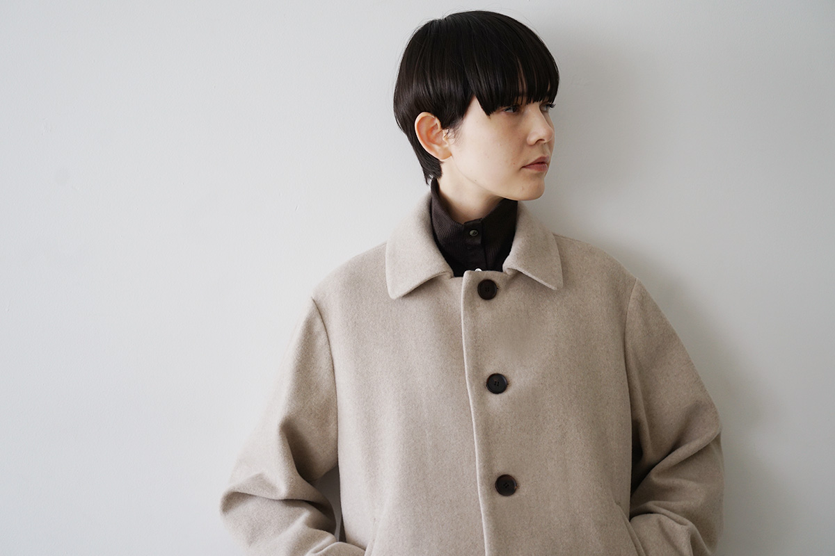 Mochiモチa-line short coat [dark mocha/ma25-co-01]