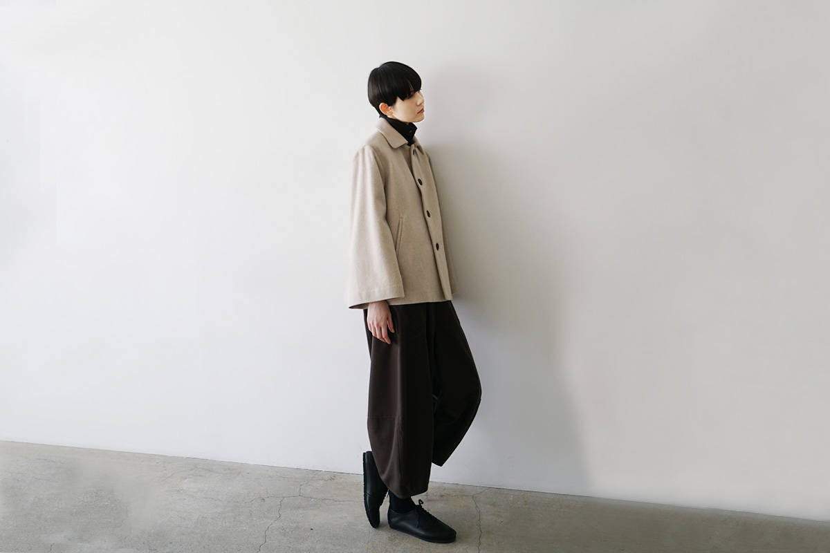 Mochiモチa-line short coat [dark mocha/ma25-co-01]