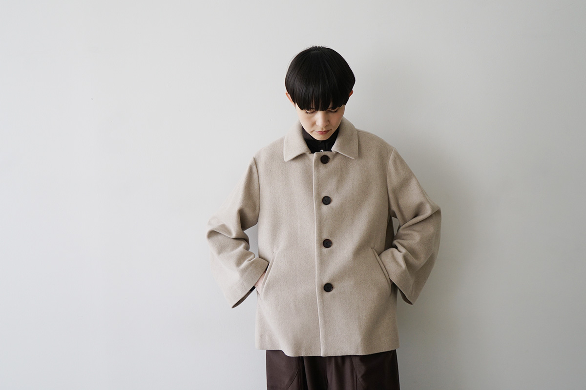 Mochiモチa-line short coat [dark mocha/ma25-co-01]