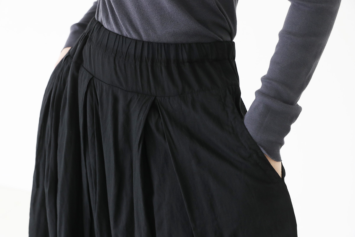 KristenseN DU NORD  ｸﾘｽﾃﾝｾﾝ ﾄﾞｩ ﾉﾙﾄ SKIRT [332-12332/E-247/10 Black] 