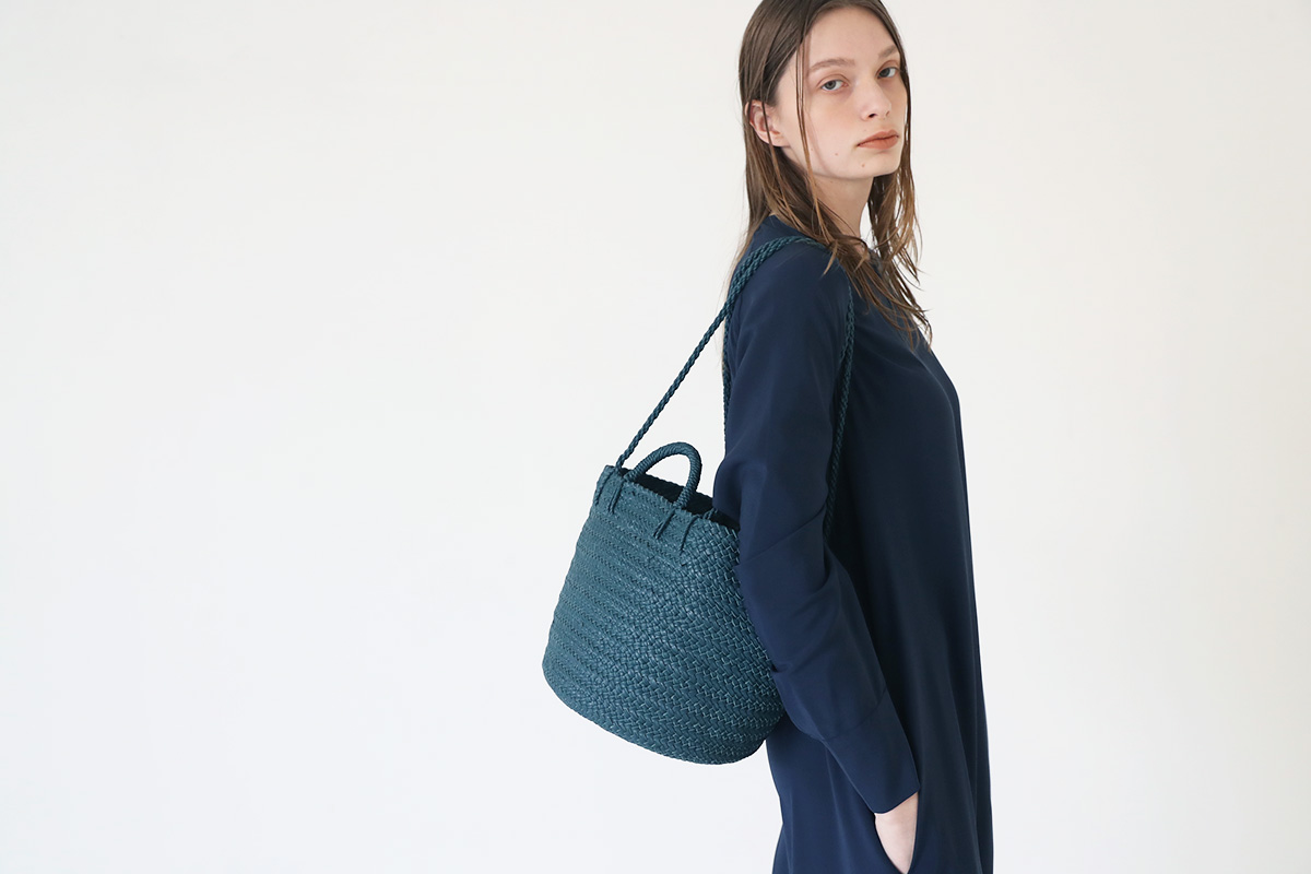 Aeta アエタKG06 BASKET M + SHOULDER[BLUE GREEN]Aeta 最新のバッグ