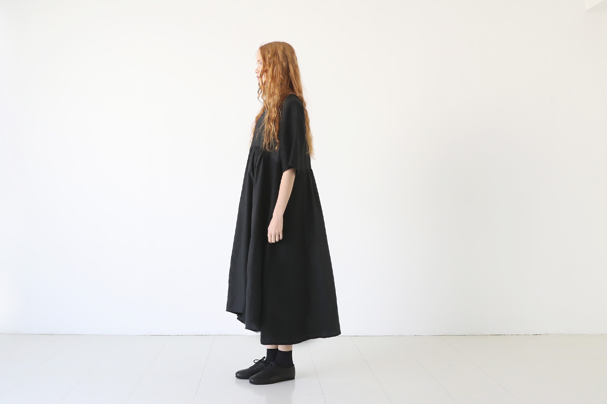 Mochi Jacquard dress [ms23-op-01/black]