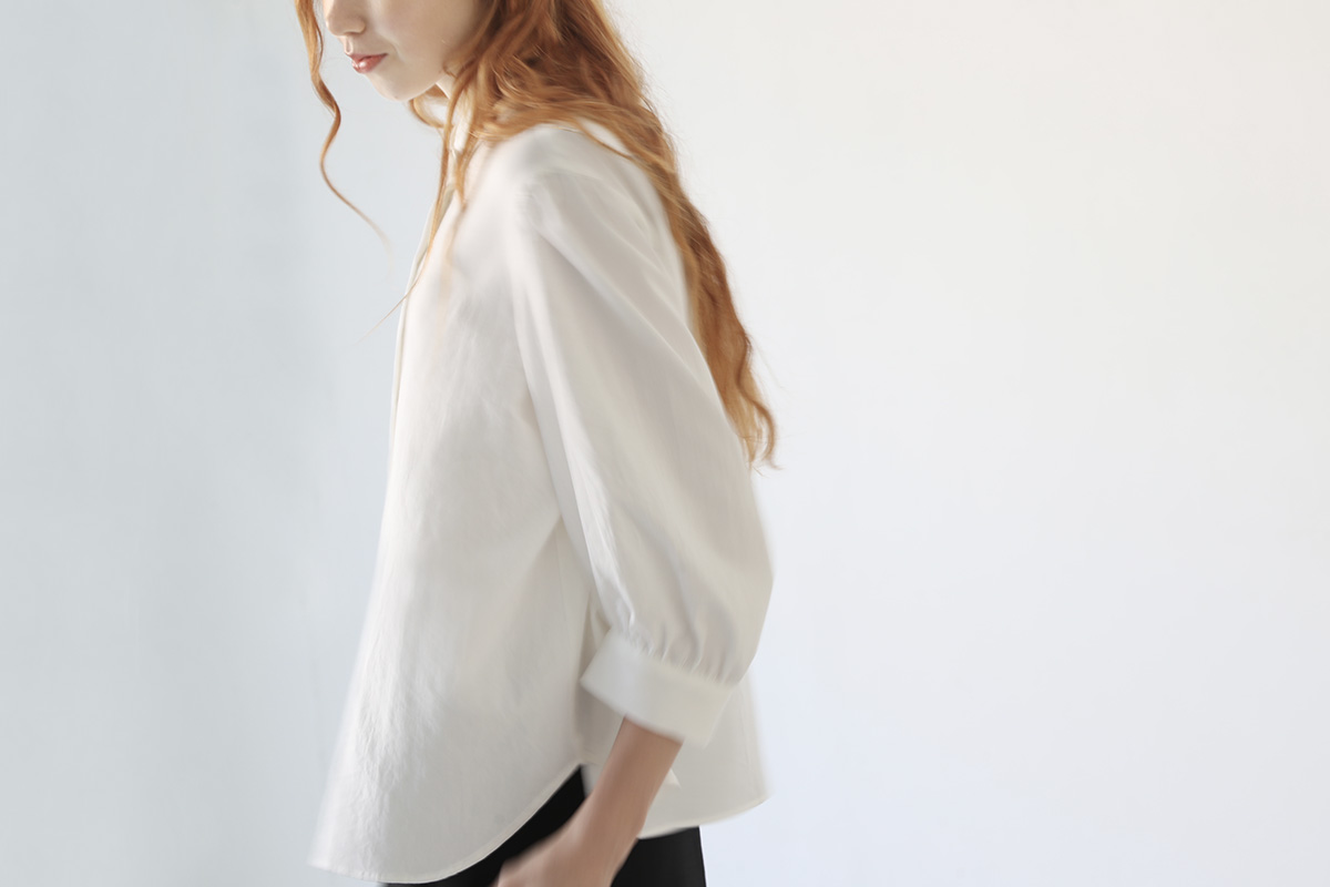 Mochi organic cotton blouse [ms23-b-01/off white]