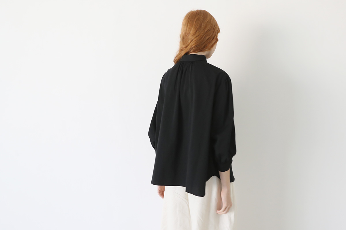 Mochi organic cotton blouse [ms23-b-01/black]