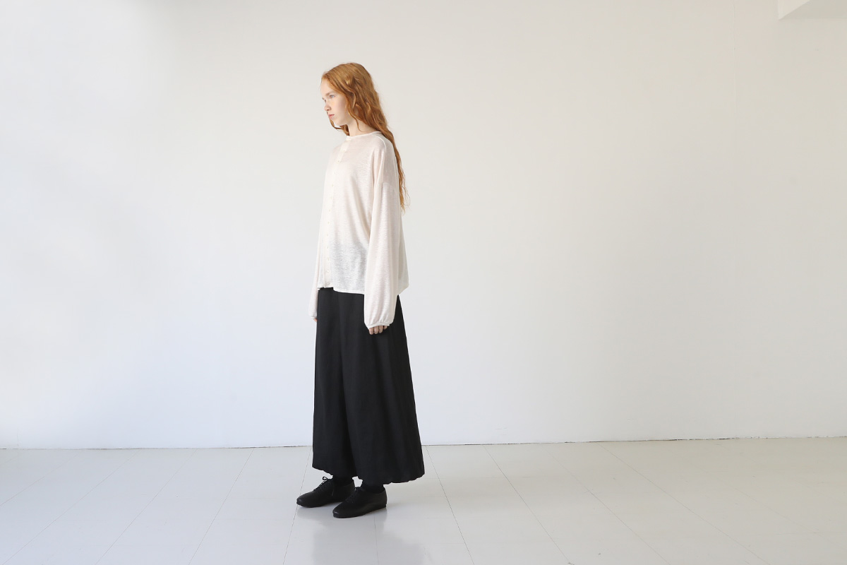 Mochi linen cardigan [ms22-ca-01/off white]