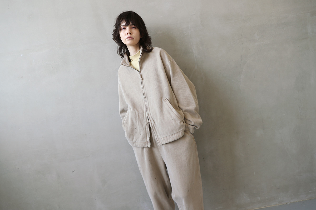 ヨーコサカモト23SS PAINTER BLOUSON BEIGE M