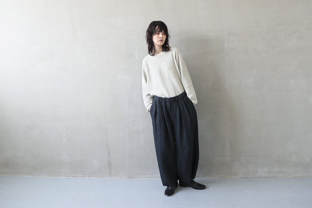 白木/黒塗り yoko sakamoto WORK BAGGY TROUSERS バギーパンツ | www