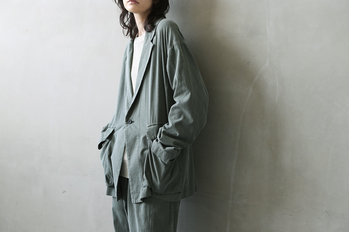 YOKO SAKAMOTOヨーコサカモトYS - 23SS - 21 WEAVERS JACKET [OLIVE