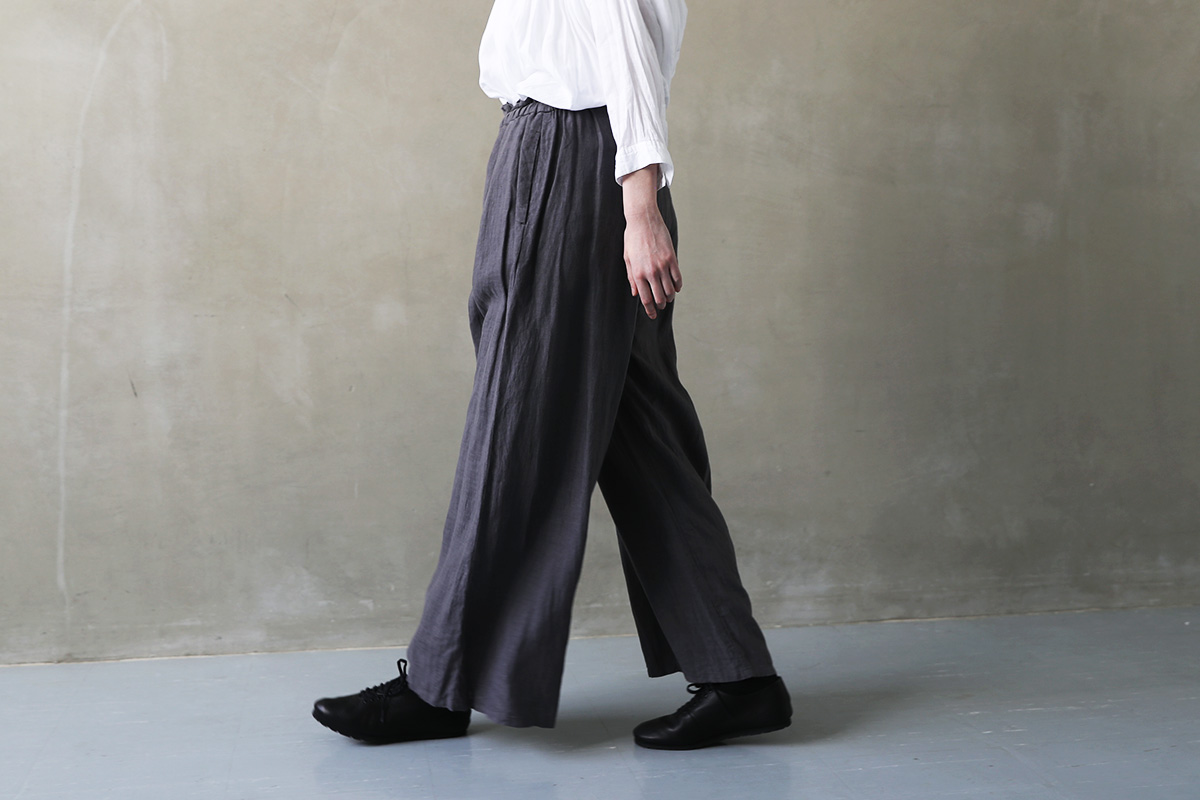 suzuki takayuki スズキタカユキ gathered pants Ⅱ [S231-29/twilight 