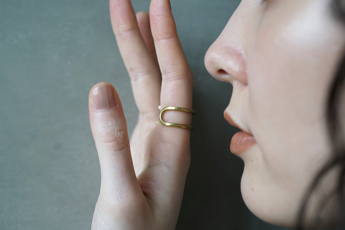 _Fot フォート round wire ring_double [1106a_d/brass] _Fot 通販 _Fot 店舗 _Fot 公式 