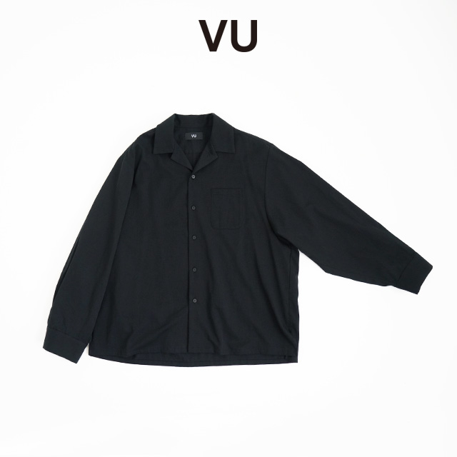 VU ヴウ open shirt vu-a23-s04[BLACK]