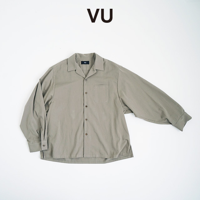 VU ヴウ open shirt vu-a23-s04[GREIGE]