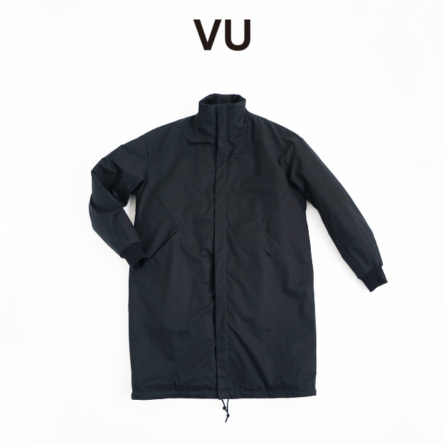 VU ヴウ flight coat-FINX COTTON vu-a23-b22[BLACK]