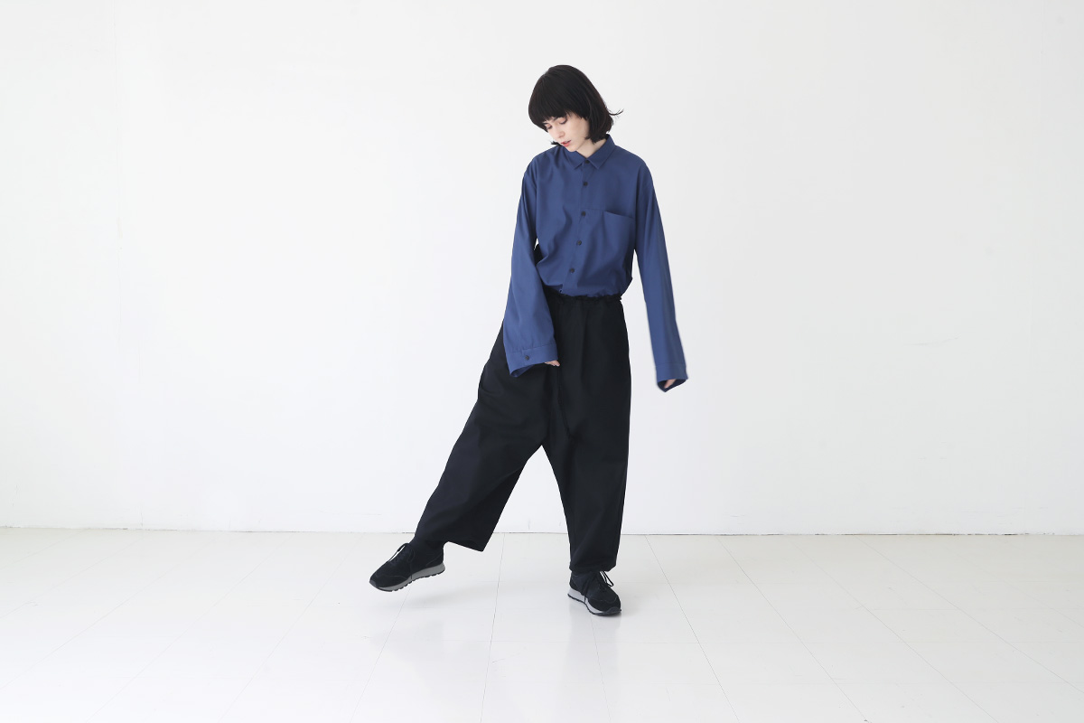 VUy ヴウワイ wide silhouette pants vuy-a23-p01[BLACK]