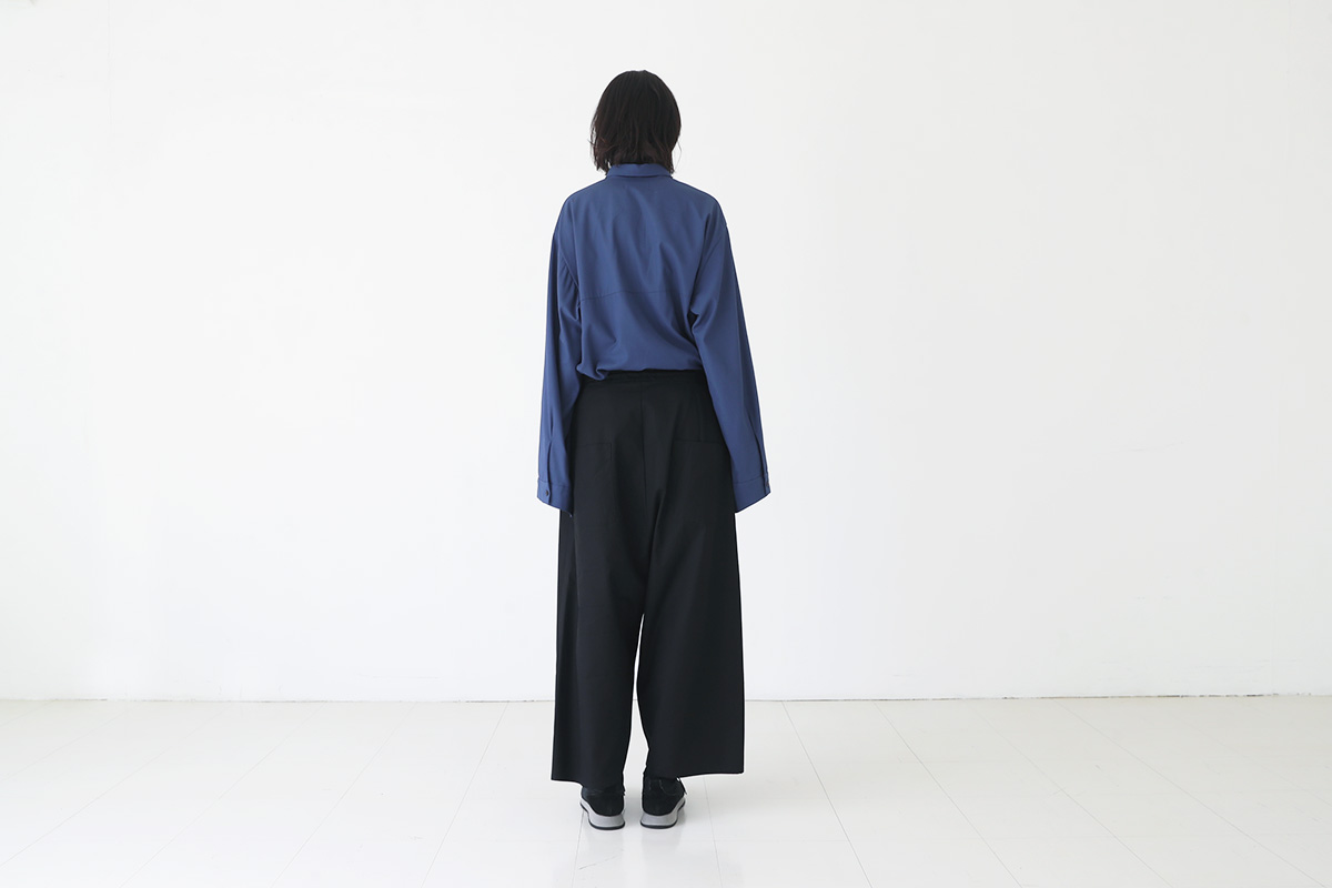VUy ヴウワイ wide silhouette pants vuy-a23-p01[BLACK]