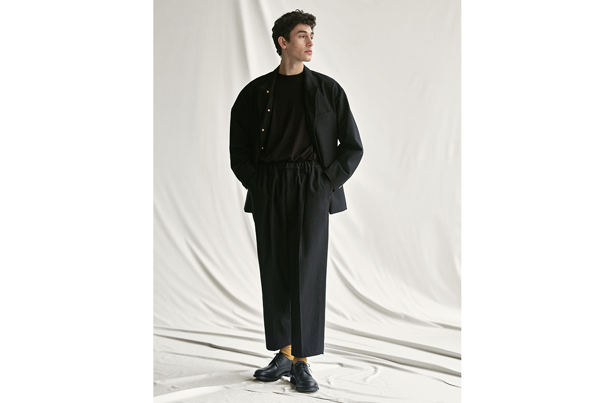 YOKO SAKAMOTO ヨーコサカモト CLASSIC EASY TROUSERS [BLACK] YS - 23AW - 18