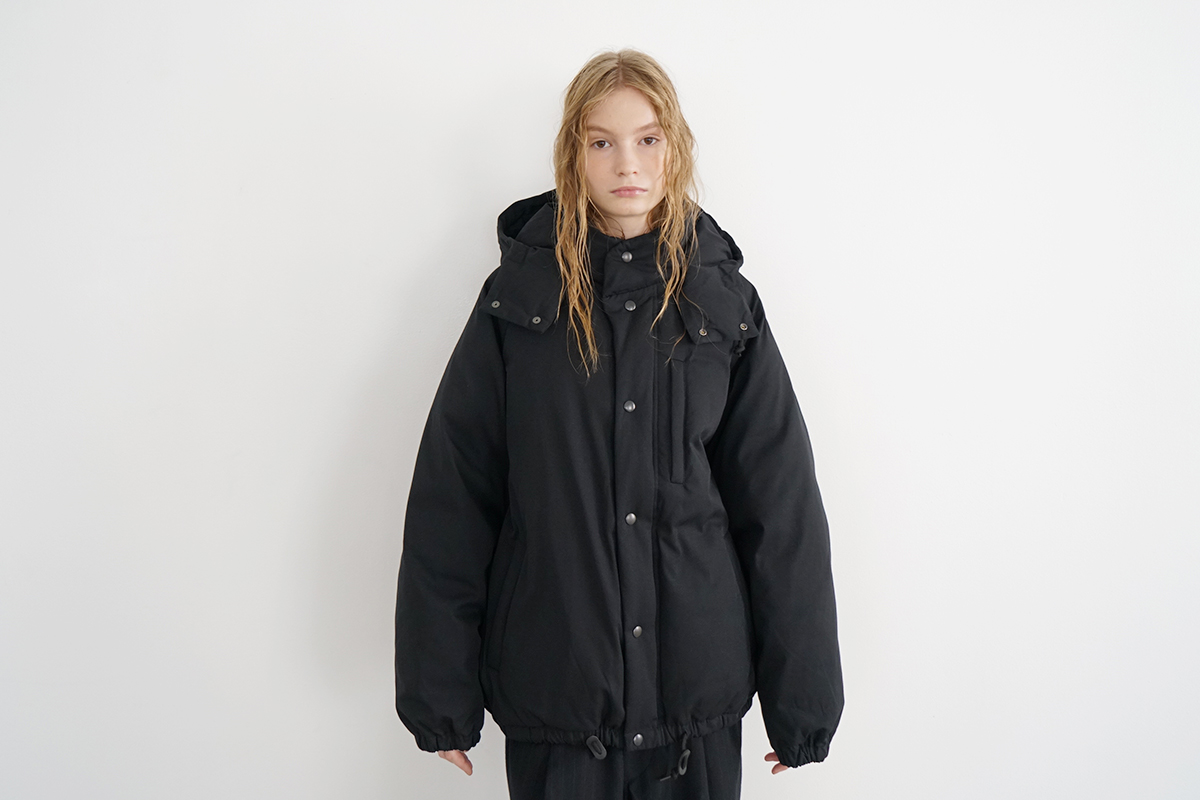 YOKO SAKAMOTO ヨーコサカモト DOWN CLASSIC PARKA [BLACK] YS-23aw-02