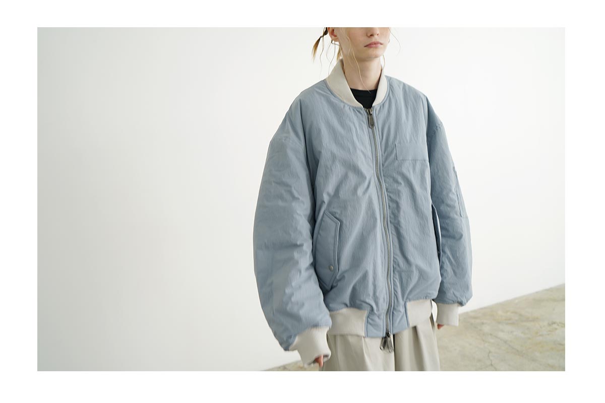 Edwina Hoerl  エドウィナホール 通販 取扱点 公式 店舗 BLOUSON MAPPI [08/EH47J-01/l.blue]