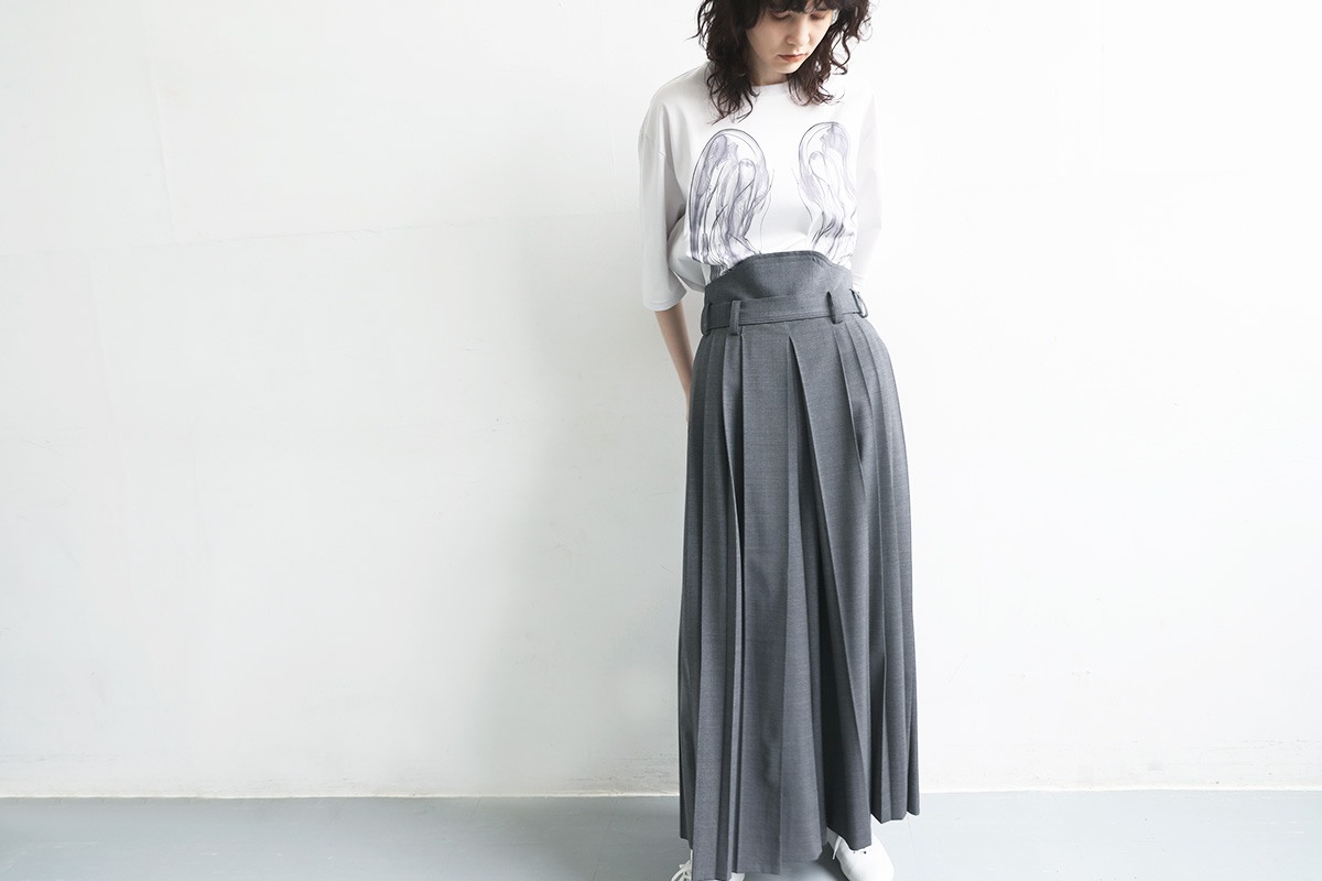 hatra ハトラ hak pleats pants 22FW grey グレー-