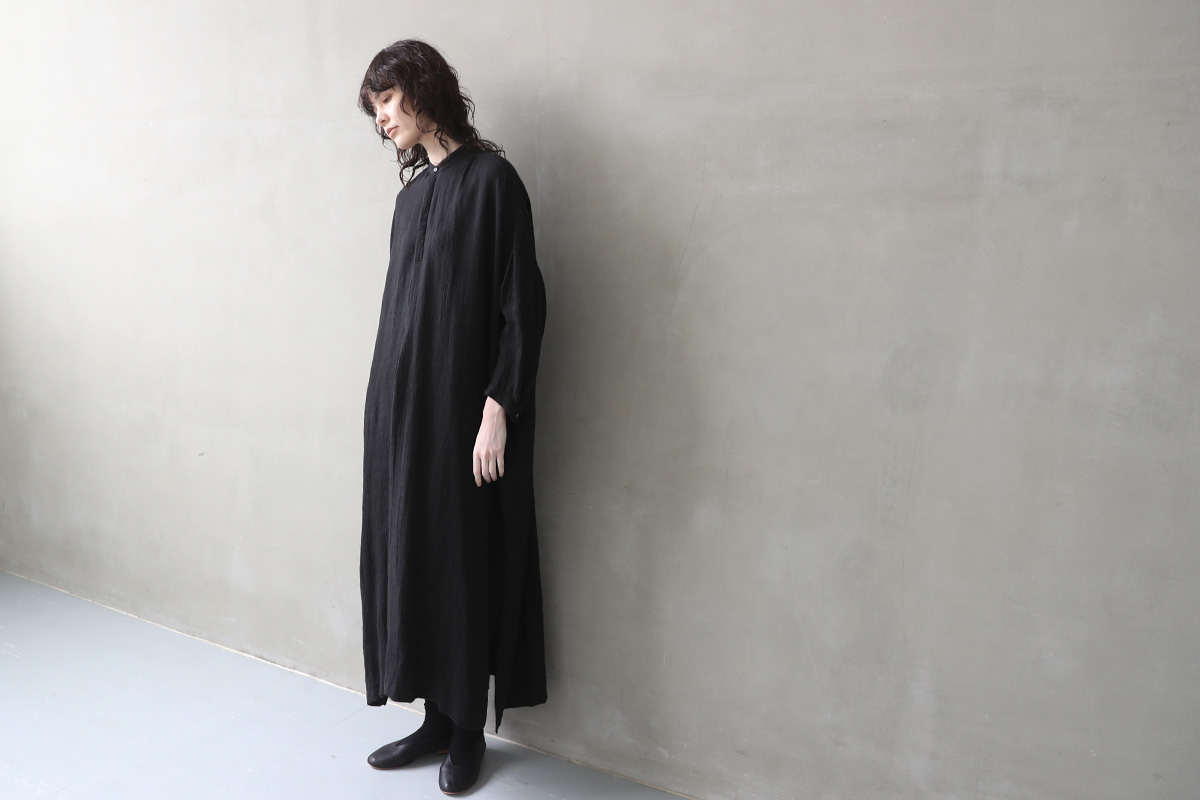 suzuki takayukiスズキタカユキpeasant dress Ⅱ [A241-21/black