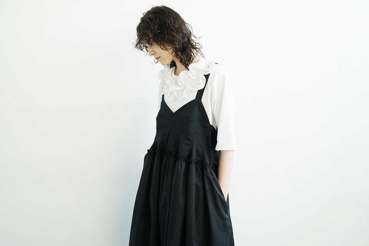 MIYAOミヤオDRESS[MAOP-01/BLACK] ブラックドレス