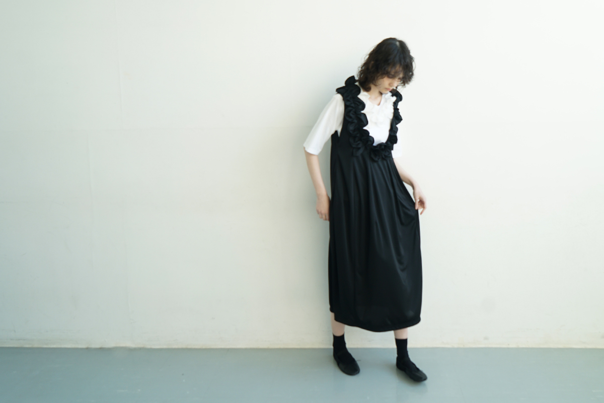 MIYAO ミヤオ DRESS [MAOP-02/BLACK] ブラックドレス
