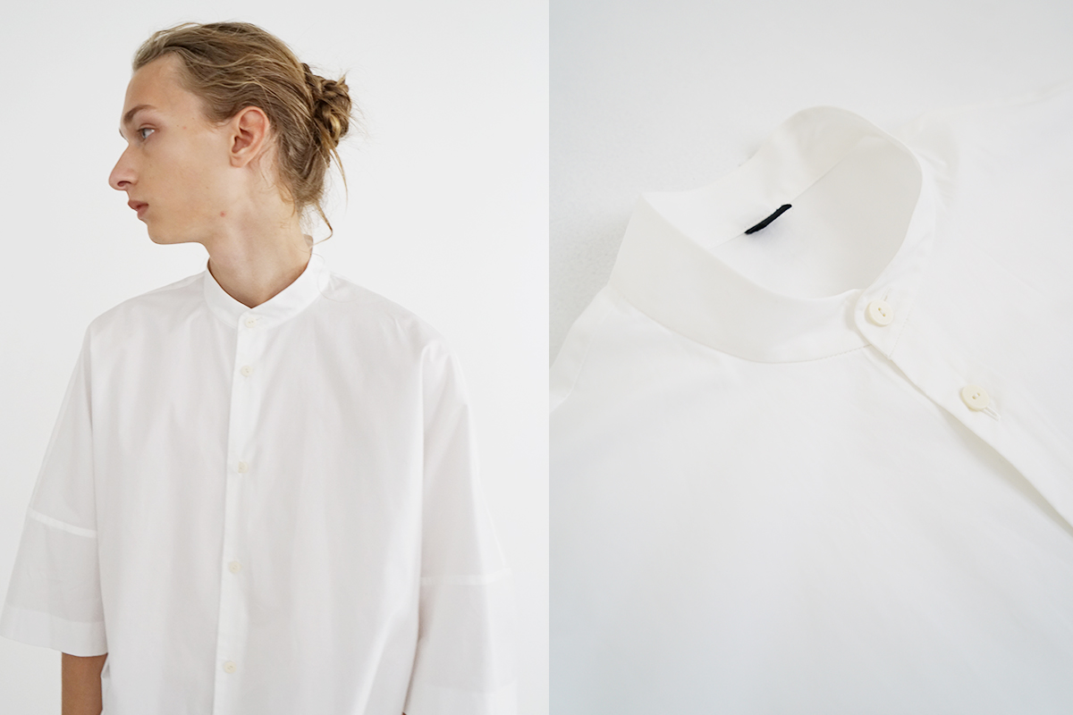 VU ヴウ stand collar dolman shirt  [OFF WHITE］スタンドカラードルマンシャツ vu-s24-s06