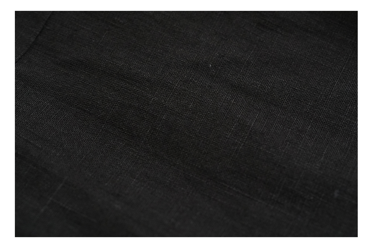 VUヴウflight short sleeve shirt [BLACK］フライト半袖シャツ vu-s24-s03