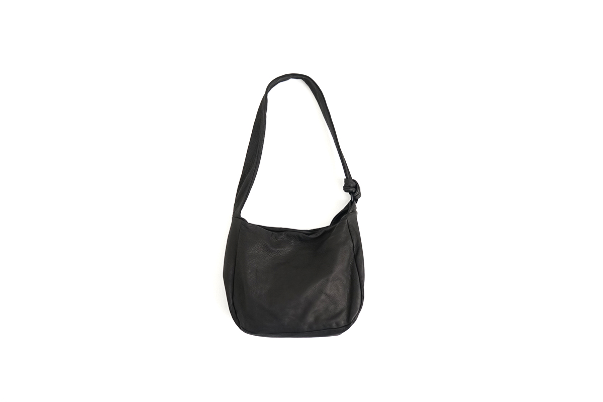 VU PRODUCT ヴウプロダクト sash bag deer leather[BLACK] 鹿革タスキ 