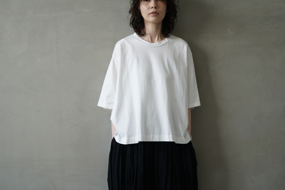 suzuki takayuki スズキタカユキ combination t-shirt [S-241-01/nude] コンビネーション tシャツ
